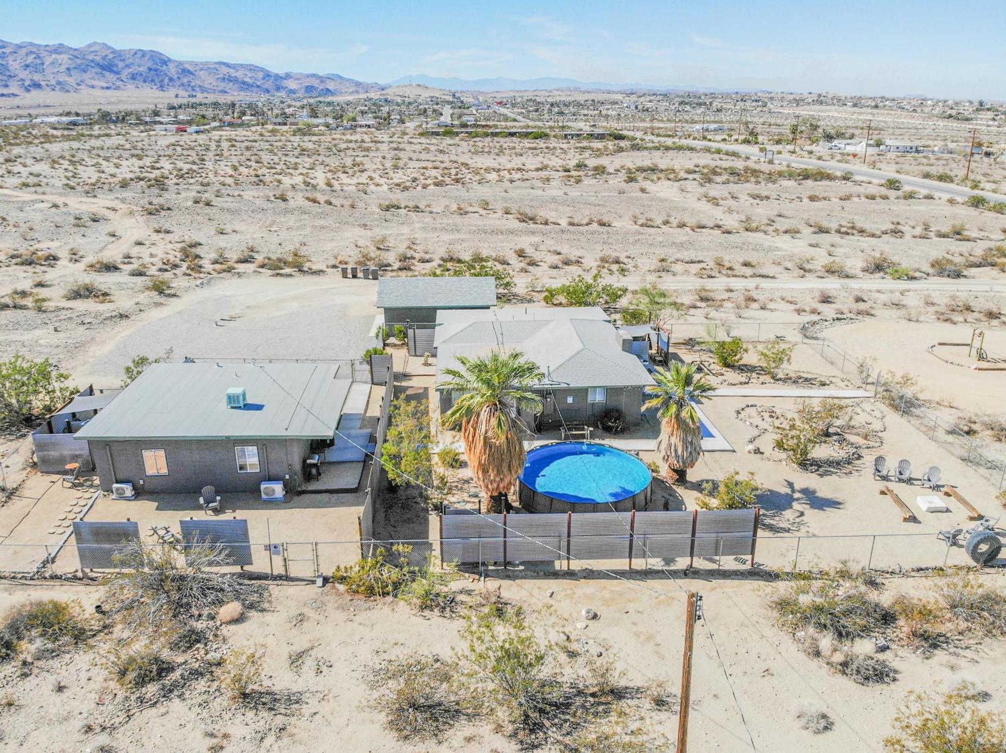 New Property! The Cactus Villas At Joshua Tree National Park - Pool, Hot Tub, Outdoor Shower, Fire Pit Twentynine Palms Rom bilde